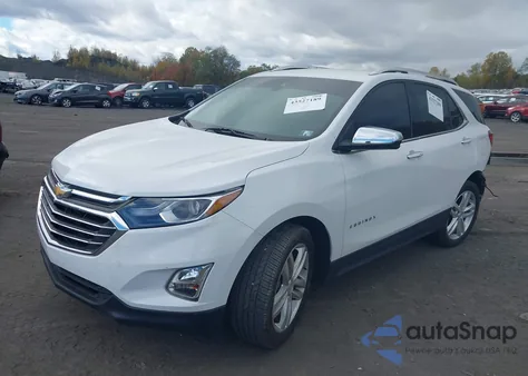 2020 Chevrolet Equinox Fwd Premier 2.0L Turbo из США, поврежденный, VIN 3GNAXPEX7LS587591